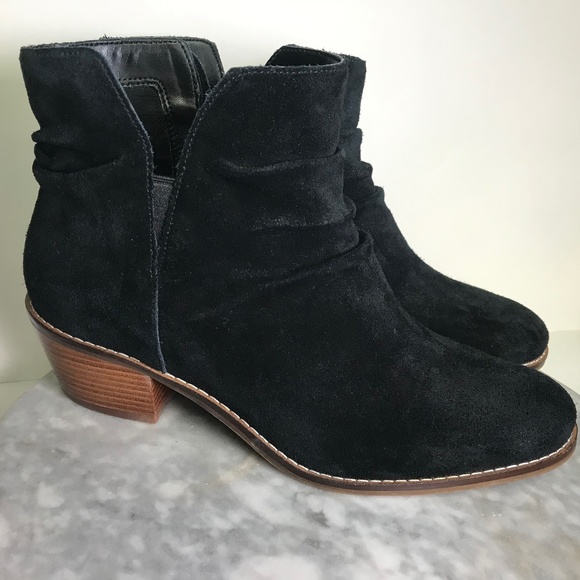 alayna slouch suede bootie